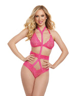 Two-Piece Collared Bralette & Panty Playset Dreamgirl International 