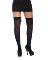 Versatile Bow Top Stockings Costume Hosiery Dreamgirl Costume One Size Black 