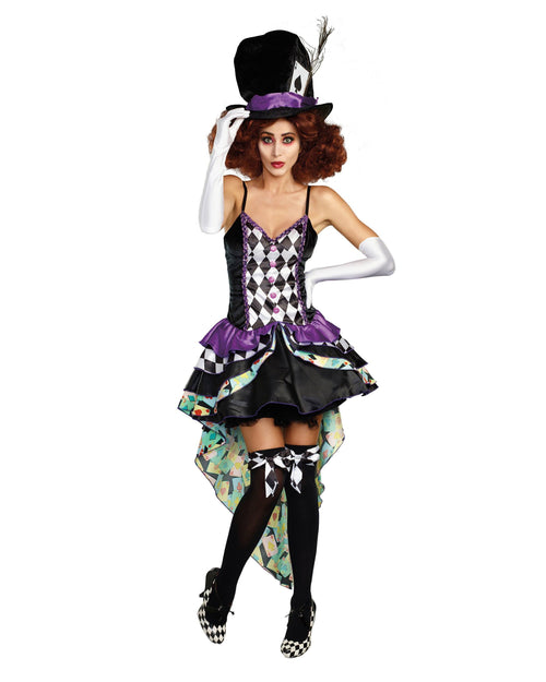 Women's Hatter Madness Women's Costume Dreamgirl Costume 