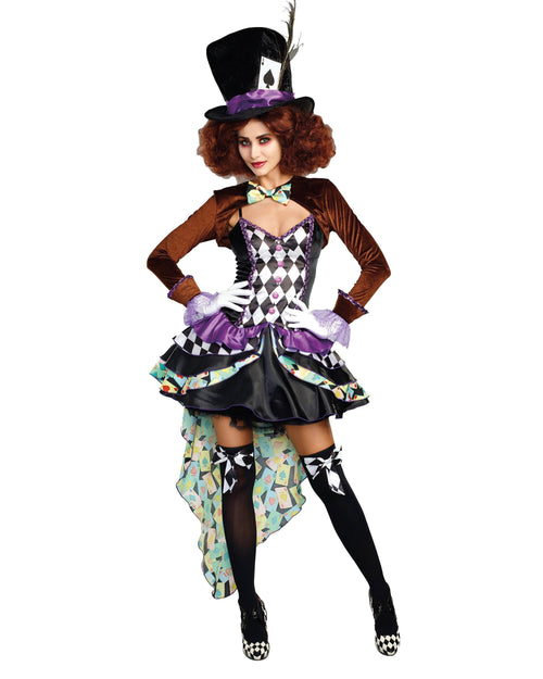 Women's Hatter Madness Women's Costume Dreamgirl Costume 