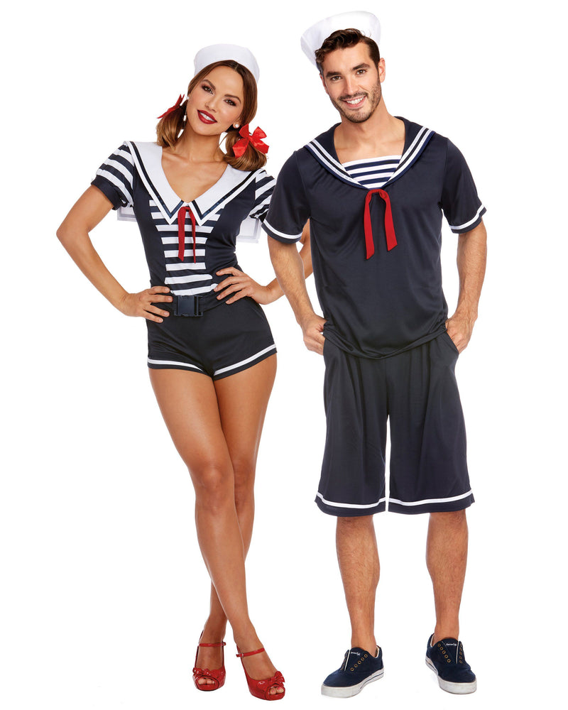 Women's Seaside Sailor Women's Costume Dreamgirl Costume 