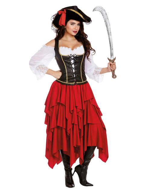 Women's Ships Ahoy Women's Costume Dreamgirl Costume 